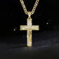 📢✝️✨ PROMO -64% ! Collier Pendentif Crucifix Jésus Plaqué Or 14K – Protection Spirituelle, Boîte Cadeau Incluse (Livraison Rapide)