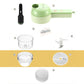 🔪 50% DE RÉDUCTION! ⚡ L'As du Cuisine Tout-en-Un – Hachoir, Éplucheur & Brosse 4-en-1 Sans Fil – Multifonction, Rapide & Indispensable 🍲