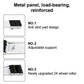 💎🛠️🔥 PROMO -50% ! Support à Roulettes Facile à Déplacer – Mobilité Sans Effort, Protection des Sols & Charge 300 kg (Acier Inox, Longueur Réglable 45-70 cm)
