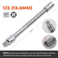 🔩⚙️ PROMO LIMITÉE -50% ! Tige d'Extension Flexible pour Clé – 3 Tailles (1/4", 3/8", 1/2"), Acier Chrome-Vanadium, Verrouillage Sécurisé, PVC
