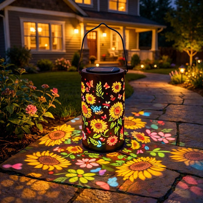 🌻Lanterne de jardin solaire « Colorful Sunflower Glow »🌞