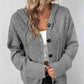 Manteau Femme Automne Tricoté à Capuche & Cordon – Doux, confortable & style décontracté – Parfait pour les journées fraîches d'automne ✨