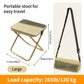 🪑 PROMO FLASH : 50% DE RÉDUCTION ! Tabouret Pliant de Camping Compact – Armature en Aluminium, Poches Latérales & Format Plié Réduit for une Assise d'Appoint Facile à Transporter Partout ✨🏕️