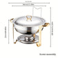🔥 60 % DE RÉDUCTION MAINTENANT ! 🎄 Ensemble buffet chafing dish en acier inoxydable - Chaleur uniforme et durable, parfait pour les fêtes et les réceptions ✨