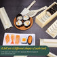 🍣 50% DE RÉDUCTION ! 🍙 Kit à Sushi 5-en-1 – HIPS – Moules Multifonctions & Facile à Nettoyer for Maison