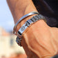 📢📢54 % de réduction !! ⏰ Bracelet Roue de Prière Tibétaine – Argent 925, Porte-Bonheur & Cadeau Saint-Valentin