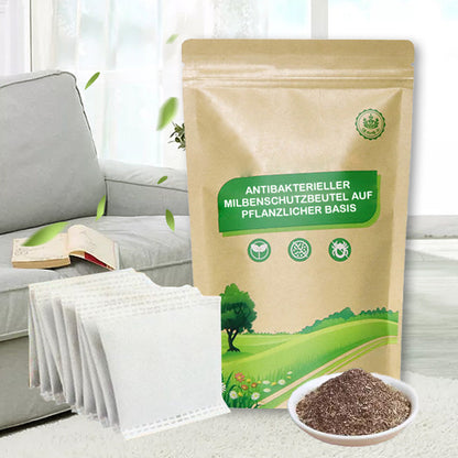 🌿 Sachet anti-acariens antibactérien – Extraits de plantes naturelles (racine de Stemona, armoise, menthe) – Protection durable, parfum herbacé rafraîchissant – Sans danger pour femmes enceintes et bébés – 10 sachets 🛏️✨