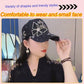 🧢✨🦋 Casquette de Baseball en Mesh – Motif Diamant & Papillon, Design Feminin avec Strass (Ajustable)
