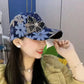 🧢✨🦋 Casquette de Baseball en Mesh – Motif Diamant & Papillon, Design Feminin avec Strass (Ajustable)
