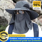 📢🧢⛰️ PROMO -50% ! Chapeau d'Alpinisme Imperméable & Anti-Poussière – UV 50+, Masque Amovible, 5 Couleurs, Ventilation