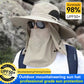 📢🧢⛰️ PROMO -50% ! Chapeau d'Alpinisme Imperméable & Anti-Poussière – UV 50+, Masque Amovible, 5 Couleurs, Ventilation