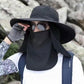 📢🧢⛰️ PROMO -50% ! Chapeau d'Alpinisme Imperméable & Anti-Poussière – UV 50+, Masque Amovible, 5 Couleurs, Ventilation