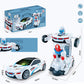 🚗 PROMO LIMITÉE 50% DE RÉDUCTION ! 💥 Voiture Jouet Police Déformation Universelle – Auto-Transformable, Lumières, Musique ✨