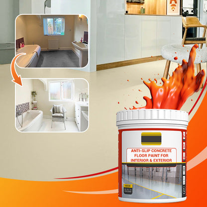 Les indispensables de la décoration🔥Peinture sol béton antidérapante pour intérieur et extérieur