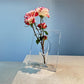 🏺 Vase à fleurs style nordique – Design épuré et élégant, acrylique transparent résistant – Léger, facile à nettoyer – Dimensions 20×15 cm – Idéal pour maison, bureau ou mariage 🌿✨