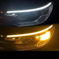 🚗 Bande LED bi-couleur défilement – Fini les angles morts et les risques de collision – Étanche, durable, installation facile – Idéal pour feux diurnes et clignotants 💡