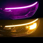 🚗 Bande LED bi-couleur défilement – Fini les angles morts et les risques de collision – Étanche, durable, installation facile – Idéal pour feux diurnes et clignotants 💡