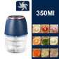 🔥 SOLDE FLASH -50% ! Hachoir Électrique Mini Multifonction – 4 Lames Inox, USB Rechargeable, pour Légumes, Viande, Ail, Nourriture Bébé