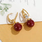 ✨💎🎀 PROMO -50% ! Boucles d'oreilles pendantes en perles étincelantes – Design Élégant, Finition Haute Qualité & Quotidien Chic