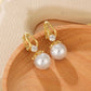 ✨💎🎀 PROMO -50% ! Boucles d'oreilles pendantes en perles étincelantes – Design Élégant, Finition Haute Qualité & Quotidien Chic