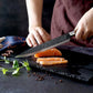 🔥🔪 PROMO LIMITÉE 50% ! Ensemble Couteaux de Chef Professionnels 6 Pièces – Acier Inoxydable, Manche Bois, Tranchant Durable, Texturé Martelé, Parfait pour Toutes Cuisines ✨