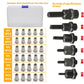 🔩 Kit écrous rivetés 37 pièces – Fixation solide sans soudure, tête plate affleurante – Idéal pour carrosserie, métal et DIY 🚗