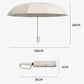 🌧️  Parapluie de sécurité réfléchissant, compact avec boucle à anneau pour un transport facile, idéal pour les trajets domicile-travail