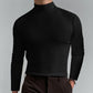 👕 45% DE RÉDUCTION ! ✨ T-shirt Homme à Col Montant - Coupe Adjustable et Tissu Respirant, Idéal pour Sport ou Quotidien 🏃‍♂️📦