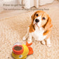🐶 Mangeoire lente puzzle pour chien – Fini les repas trop rapides et les troubles digestifs – Forme canard interactive, 3 tailles de sortie réglables – Idéal pour petites et moyennes races 🦆