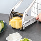 ⏰Trancheuse à Pommes de Terre & Concombres – Inox – 4 Ventouses & Lame Pro for Cuisine