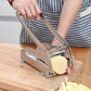 ⏰Trancheuse à Pommes de Terre & Concombres – Inox – 4 Ventouses & Lame Pro for Cuisine
