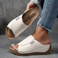 💐☀️🦩 OFFRE LIMITÉE -50% ! Sandales à Semelles Compensées – Confort Rembourré, Bride Large & 6 Couleurs (36-43)