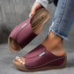 💐☀️🦩 OFFRE LIMITÉE -50% ! Sandales à Semelles Compensées – Confort Rembourré, Bride Large & 6 Couleurs (36-43)
