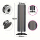 🦶 Épilateur Électrique pour les Jambes – Exfoliation et Rajeunissement – Vitesse Réglable 480 tr/min – 12 W – Compact – Rose/Noir – Pour Pieds Doux et Lisses ✨