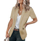 ✨Nouvelle Arrivée✨🌸Blazer décontracté élégant à manches courtes pour femmes