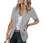 ✨Nouvelle Arrivée✨🌸Blazer décontracté élégant à manches courtes pour femmes