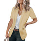 ✨Nouvelle Arrivée✨🌸Blazer décontracté élégant à manches courtes pour femmes
