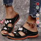 Mules Plateforme À Bout Ouvert Confortables pour Femme