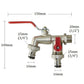 🔥🚰⚙️ PROMO FLASH -50% ! Robinet de Jardin en Acier Inox à Double Sortie – Vannes Indépendantes, Installation Facile & Résistant aux Intempéries