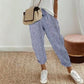 💕Que devrais-je porter demain ?💕Un pantalon rayé en lin et coton pour femme