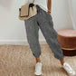 💕Que devrais-je porter demain ?💕Un pantalon rayé en lin et coton pour femme