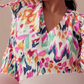 🎉👗🌺 VENTE CHAUDE – PROMO -50% ! Robe Midi Imprimée Col V – 3 Couleurs, 6 Tailles, Tissu Polyester Doux, Manches Fluides, Style Bohème Polyvalent