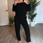👗Summer Sale 50% OFF🌹 🔥Off-Shoulder Frill Design Jumpsuit 