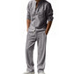 📢📢50 % DE RÉDUCTION !! ⏰Ensemble chemise et pantalon pour homme – Style décontracté, lin respirant, coupe ample