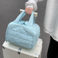 💎🧳 PROMO -50% ! Trousse de Toilette Premium – Nylon Imperméable, Multi-Zips & Design de Voyage (Noir/Rose/Beige)