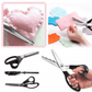 ✂️🛒 -50% ! 🧵Ciseaux Zig-Zag en Acier Inoxydable – Poignée Ergonomique, Anti-Effilochage & Coupe Tissu, Papier & Cuir.