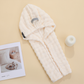 🛁 PROMO FLASH : 50% DE RÉDUCTION ! 🧖 Grande Serviette pour Cheveux – Tissu Corail Doux – Absorption Rapide & Bande Élastique for Femmes 💕