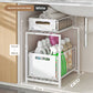 Organisateur de marque à 2 niveaux amovibles pour armoire/placard
