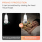 🔦 Caméra WiFi Sécurité avec Projecteur Intégré - Détection de Mouvement et Vision Nocturne Couleurs 🌙📦