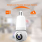 🔦 Caméra WiFi Sécurité avec Projecteur Intégré - Détection de Mouvement et Vision Nocturne Couleurs 🌙📦